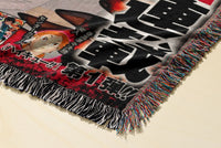 CHAINED HEARTBEAT WOVEN BLANKET TAPESTRY