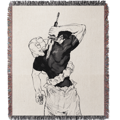 GHOST OF THE ZENIN WOVEN BLANKET TAPESTRY - STAR KAGUNE