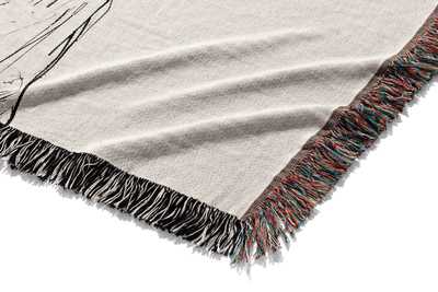 GHOST OF THE ZENIN WOVEN BLANKET TAPESTRY - Image 2