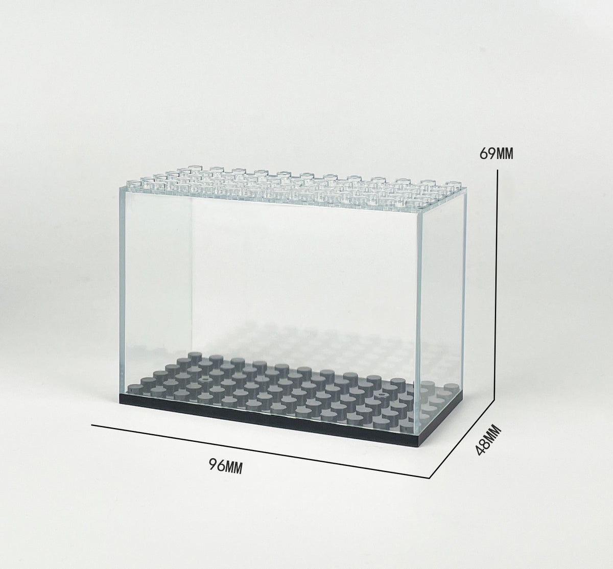 Wide Collector Display Case — size reference