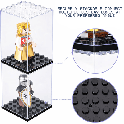Collector Display Case — stackable snap-fit display