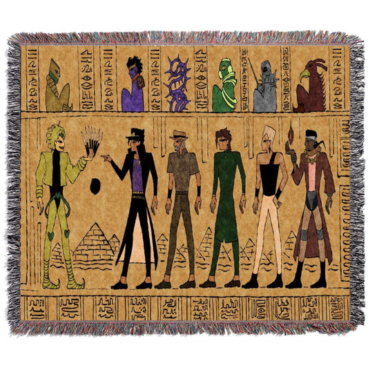 ANCIENT CRUSADE WOVEN BLANKET TAPESTRY