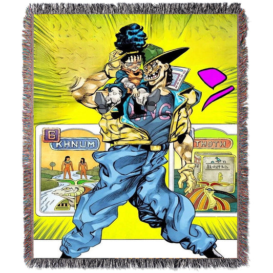 COMIC PROPHECY WOVEN BLANKET TAPESTRY