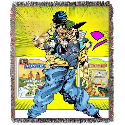 COMIC PROPHECY WOVEN BLANKET TAPESTRY