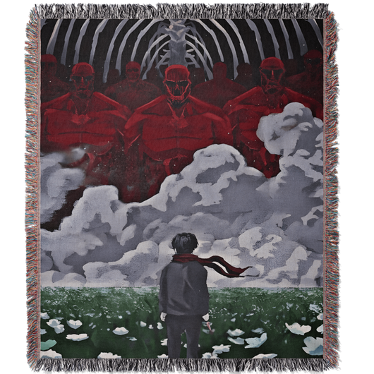 RUMBLING WOVEN BLANKET TAPESTRY