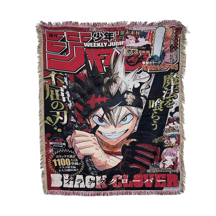 CLOVER KINGDOM WOVEN BLANKET TAPESTRY - STAR KAGUNE