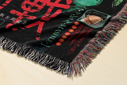 TWIN SCARS WOVEN BLANKET TAPESTRY - Image 2