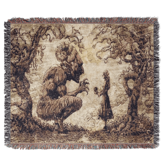 Whisper of the Abyss WOVEN BLANKET TAPESTRY