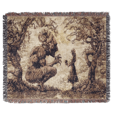 Whisper of the Abyss WOVEN BLANKET TAPESTRY — Attack on Titan — Tapestry