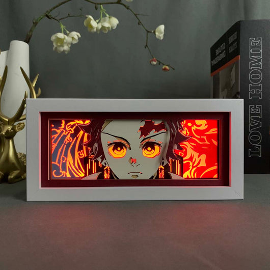 KAMADO FLAME LED BOX — Demon Slayer — LED Box view 2