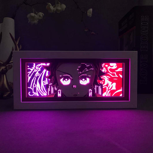 KAMADO FLAME LED BOX — Demon Slayer — LED Box view 14