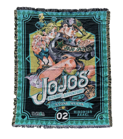 STONE OCEAN WOVEN BLANKET TAPESTRY — JoJo — Tapestry