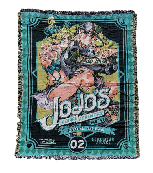 STONE OCEAN WOVEN BLANKET TAPESTRY — JoJo — Tapestry
