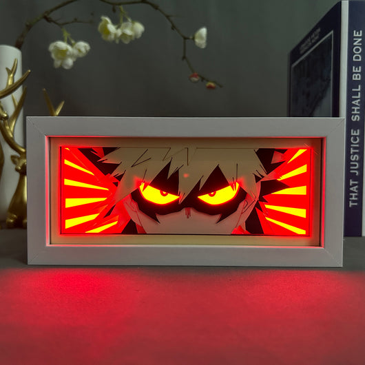 BOOM RAGE LED BOX — My Hero Academia — LED Box view 2