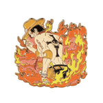 Flame Fist Captain Pin