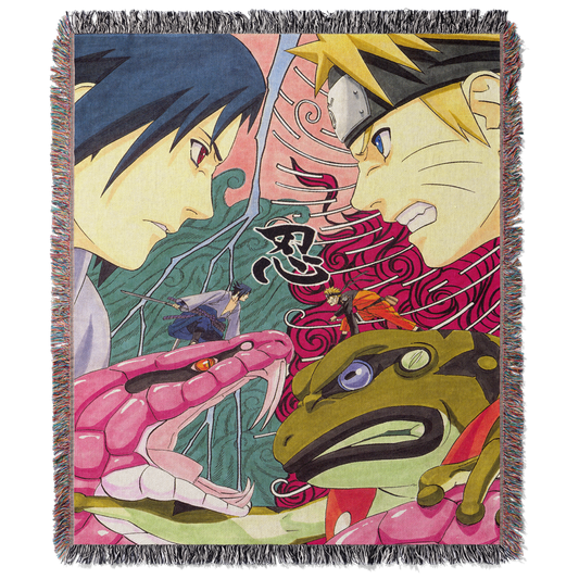 BROTHERS IN WAR WOVEN BLANKET TAPESTRY - STAR KAGUNE