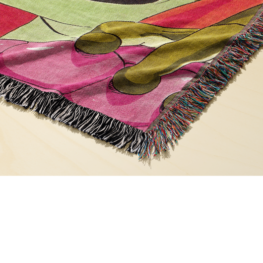 BROTHERS IN WAR WOVEN BLANKET TAPESTRY - Image 2