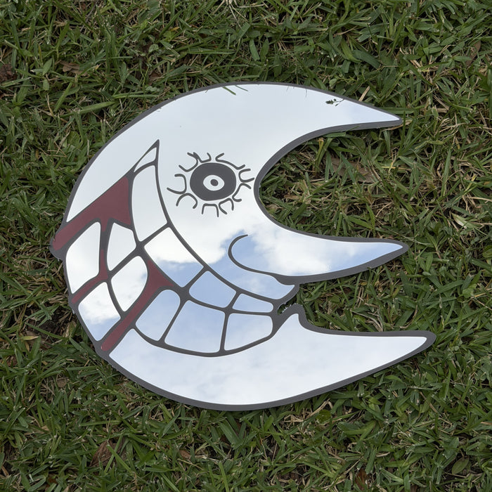 Bleeding Moon Mirror, Soul Eater wall mirror, laid flat