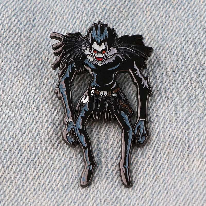 THE BORED SHINIGAMI Pin on denim