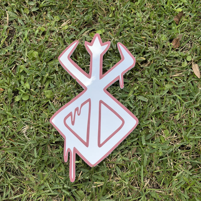 Brand Of Sacrifice Mirror, Berserk wall mirror, laid flat