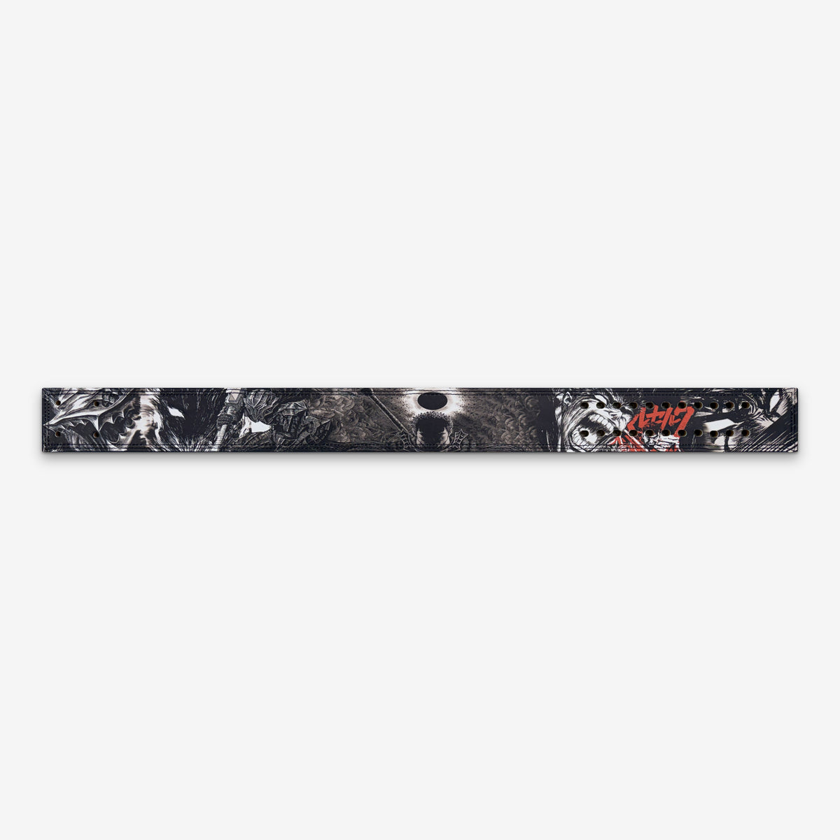 Brand of the Eclipse Gym Lever Belt, laid flat