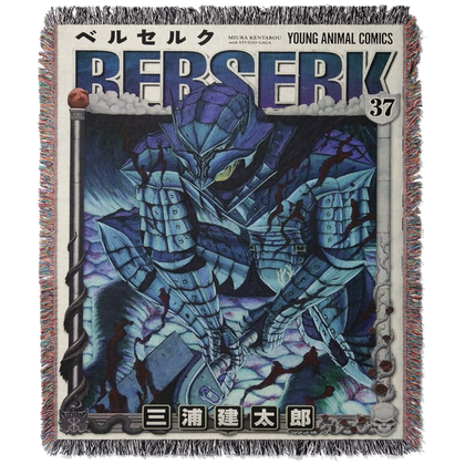 BERSERKER ARMOR WOVEN BLANKET TAPESTRY