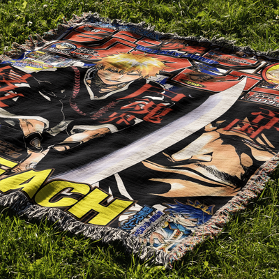 WAR OF THOUSAND SOULS WOVEN BLANKET TAPESTRY - Image 3