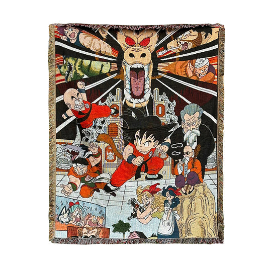 SAIYAN SAGA WOVEN BLANKET TAPESTRY - STAR KAGUNE