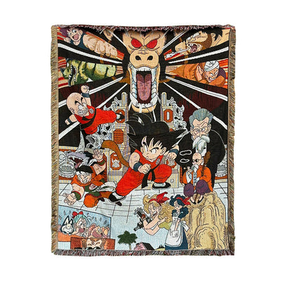SAIYAN SAGA WOVEN BLANKET TAPESTRY - STAR KAGUNE