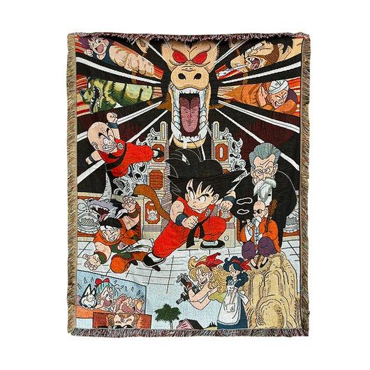 SAIYAN SAGA WOVEN BLANKET TAPESTRY - STAR KAGUNE