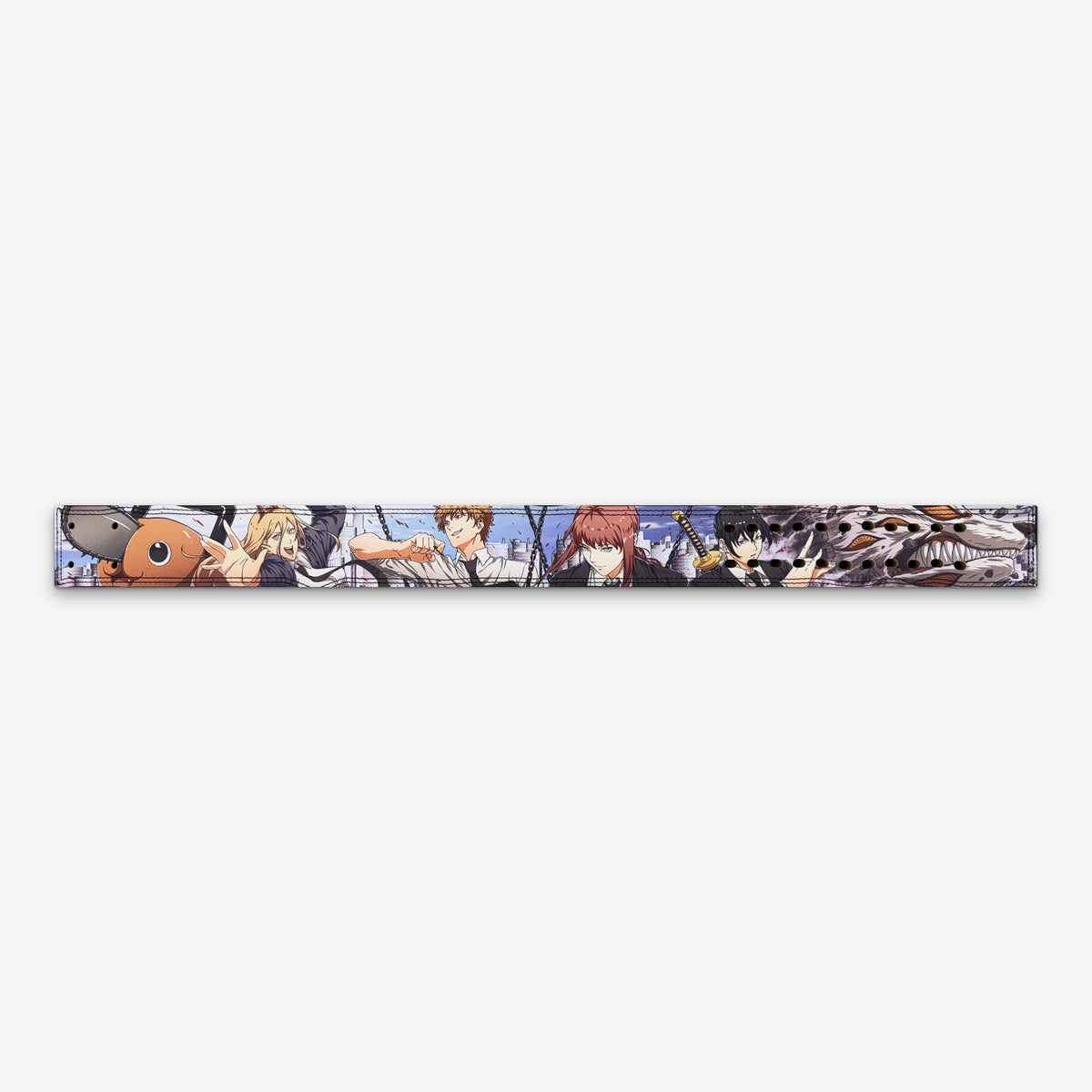 Devil's Contract Gym Lever Belt, laid flat