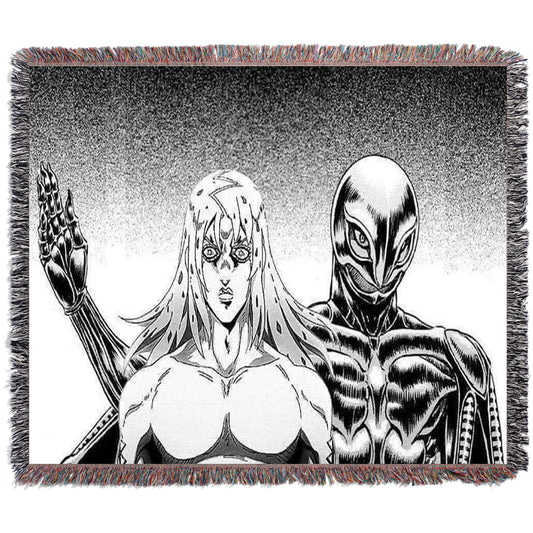 ERASED TIME WOVEN BLANKET TAPESTRY