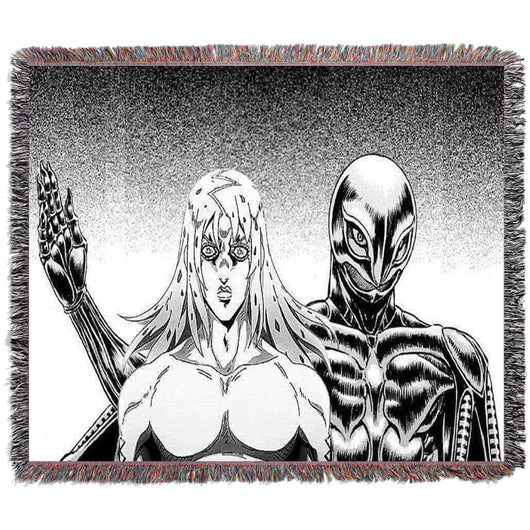 ERASED TIME WOVEN BLANKET TAPESTRY