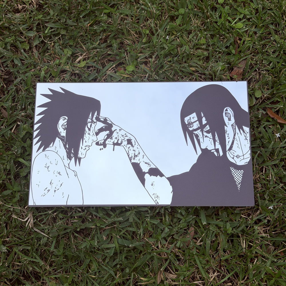 Forehead Poke Mirror, Naruto wall mirror, laid flat