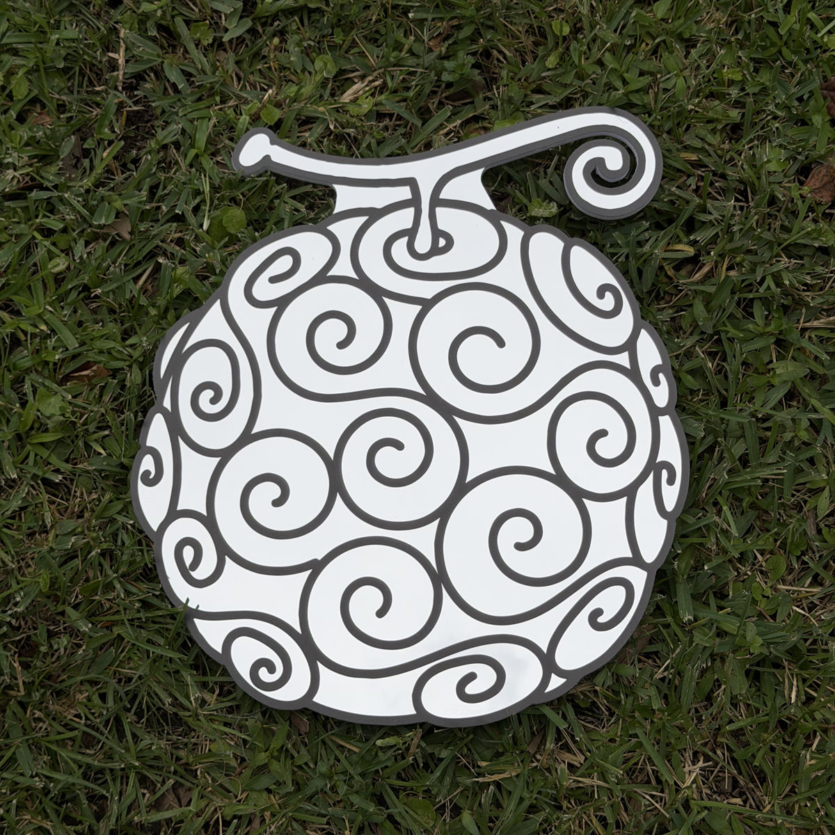 Gum-Gum Fruit Mirror, One Piece wall mirror, laid flat