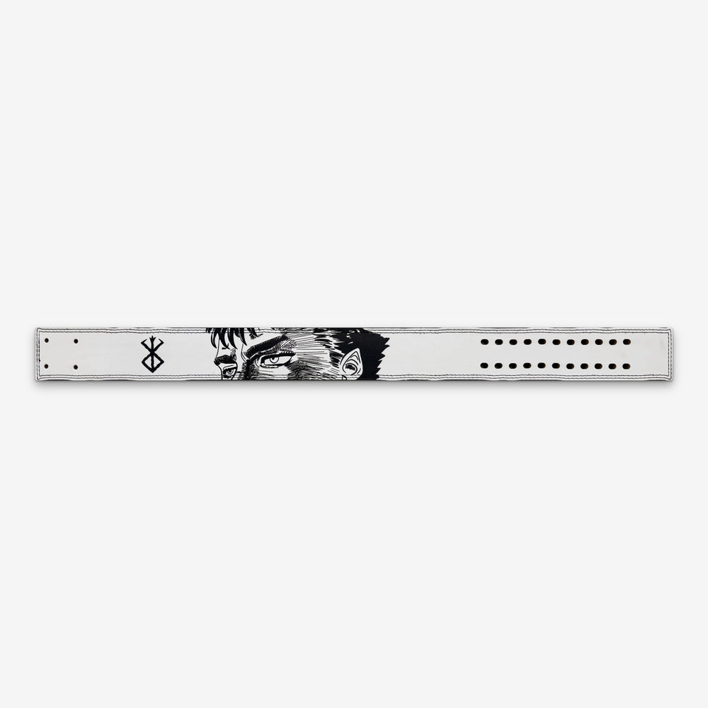 Ivory Sacrifice Gym Lever Belt, laid flat