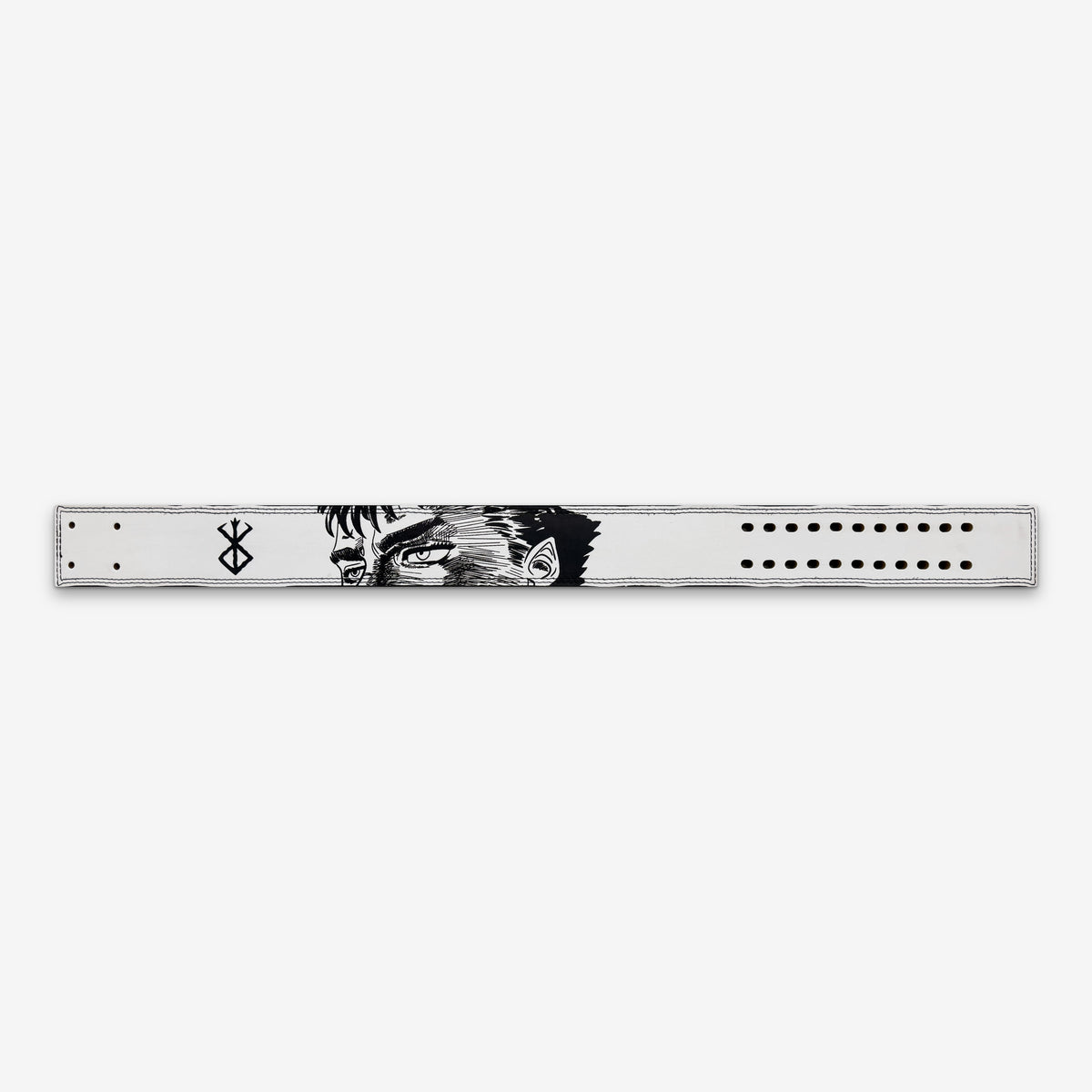 Ivory Sacrifice Gym Lever Belt, laid flat