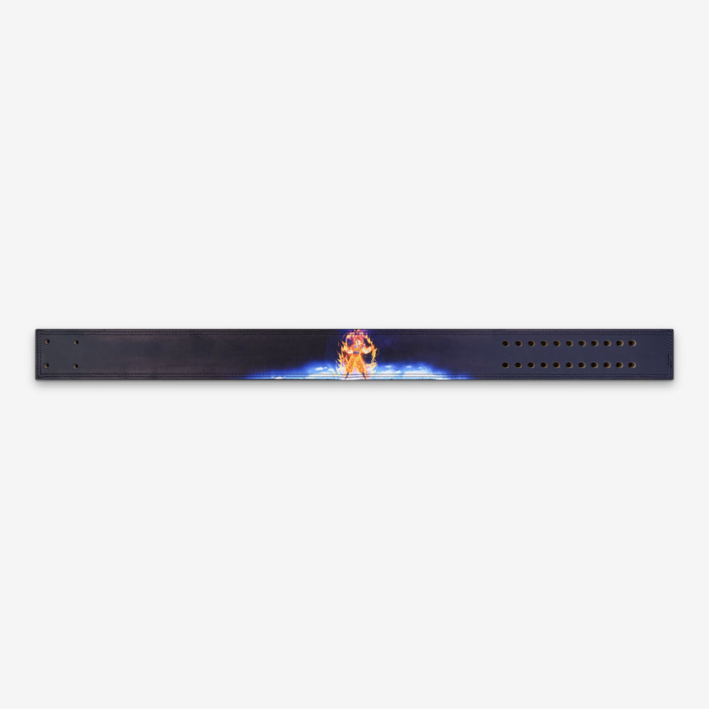 Midnight Ascension Gym Lever Belt, laid flat