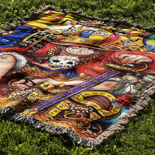 CALL OF THE GRAND LINE WOVEN BLANKET TAPESTRY - Image 3