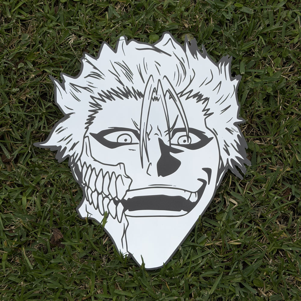 Panther King Mirror, Bleach wall mirror, laid flat