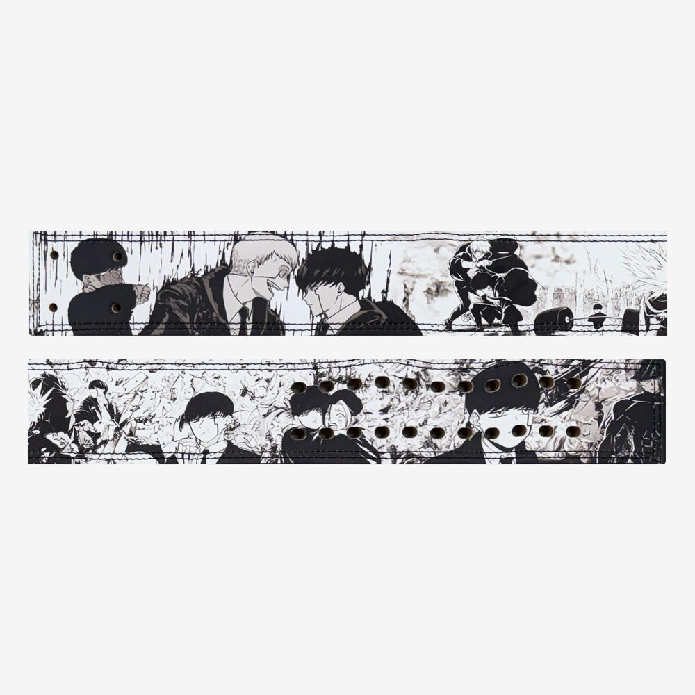 Psychic Hundred Gym Lever Belt, artwork detail