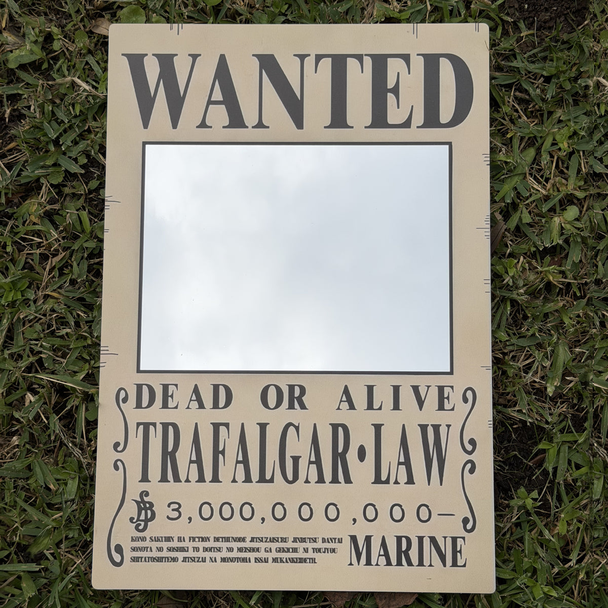 Surgeon Of Death Bounty Mirror, One Piece wall mirror, laid flat