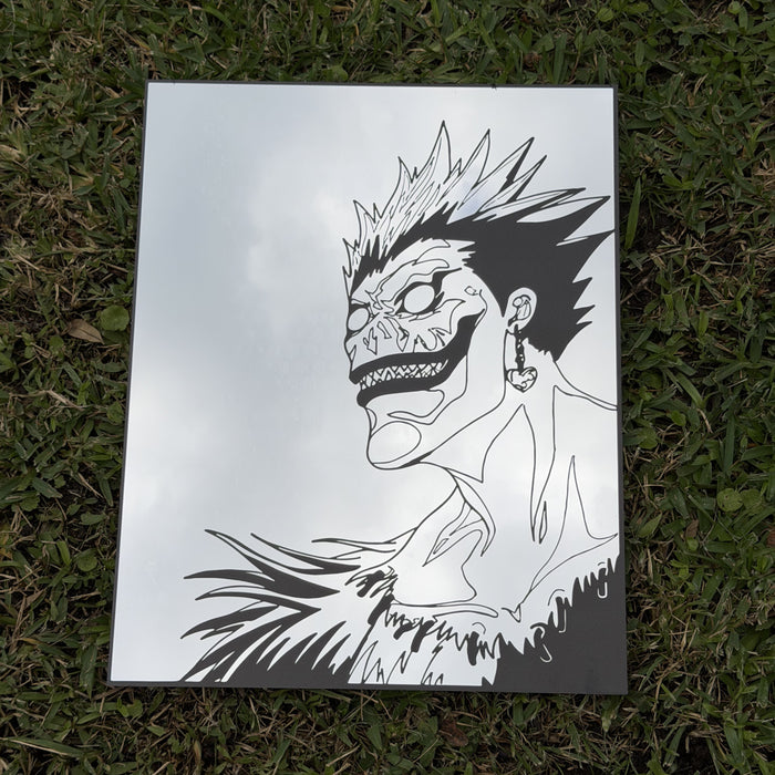 The Bored Shinigami Mirror, Death Note wall mirror, laid flat